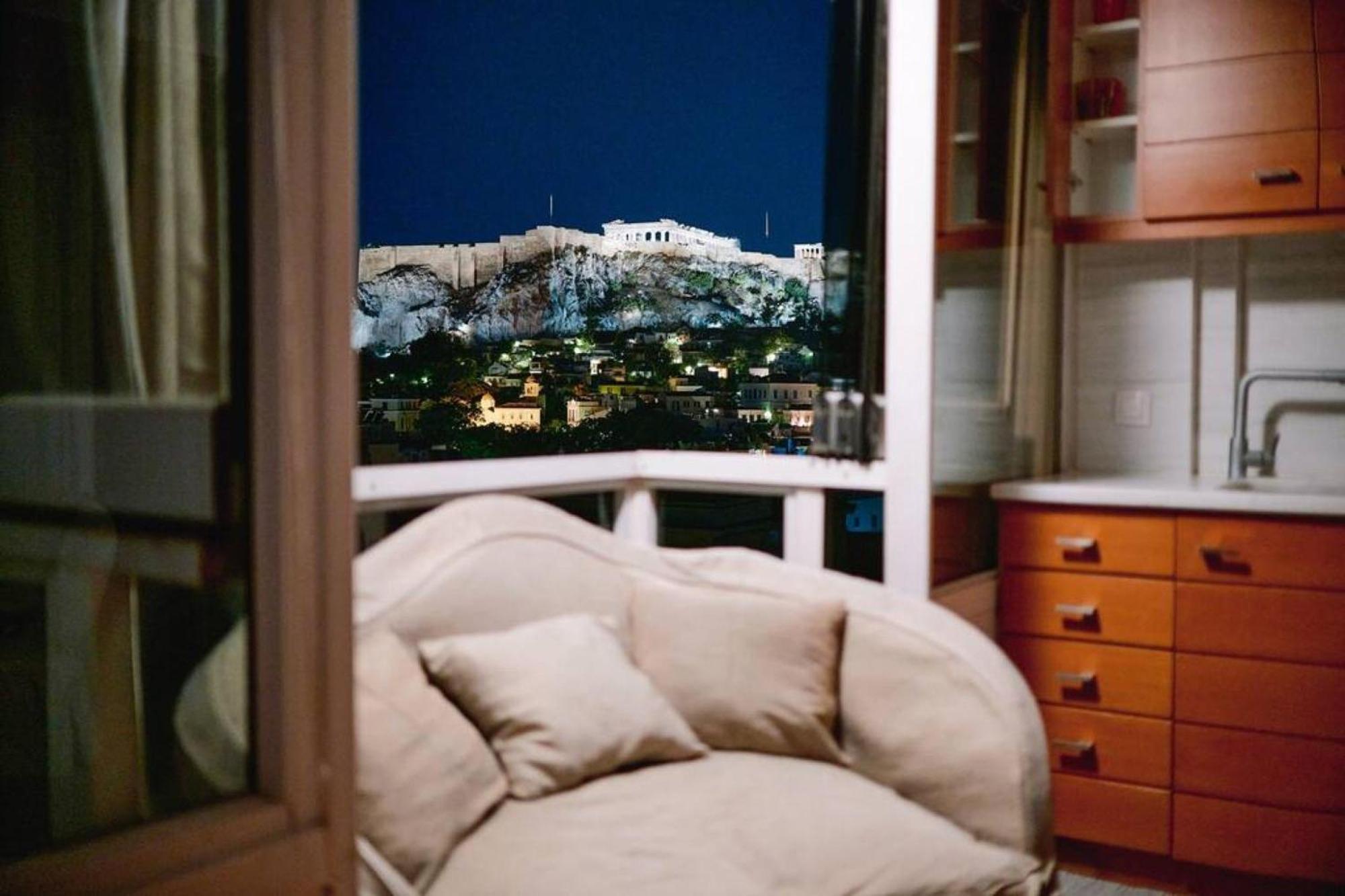 360 View In Roof Top Appartment With Patio Atenas Exterior foto
